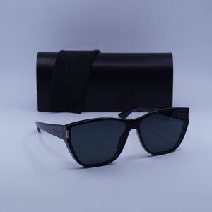 Saint Laurent SL 758 001 Cat Eye Sunglasses - Black/Grey